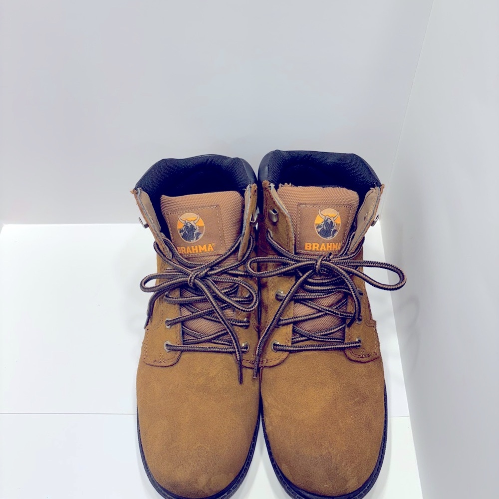 BRAHMA WORK BOOTS WATERPROOF MEN SIZE 12W
CAMEL SUEDE